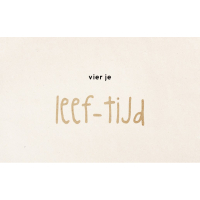 Wenskaart Vier je leef-tijd